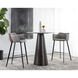 Griffin 38.75 inch November Grey / Bravo Cognac Barstool